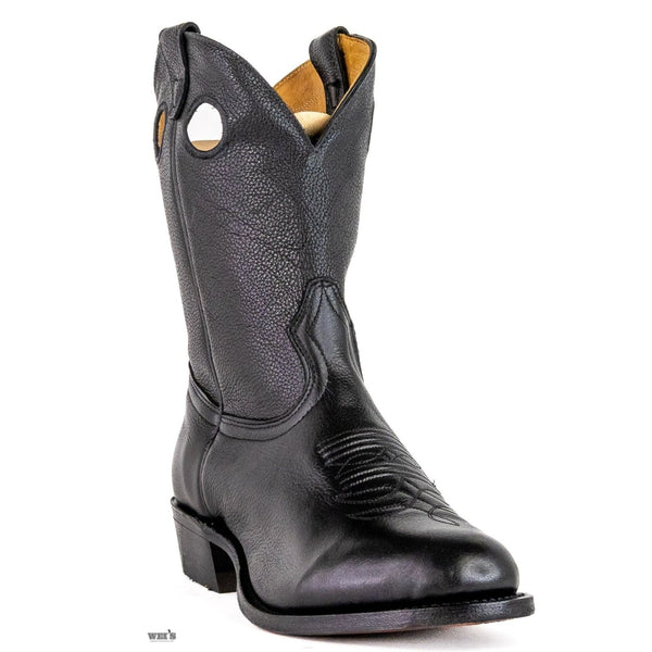 Boulet Canada Boots Neolite Roper Western Black Cowboy Boots Men\'s 12US Boulet Canada Boots Neolite Roper Western Black Cowboy Boots  main image 3