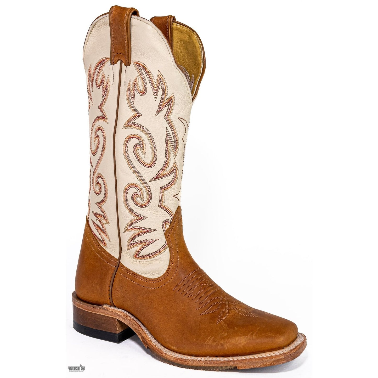 Boulet Women’s Cowgirl Boots 13" Wide Square Toe 0344 - Boulet