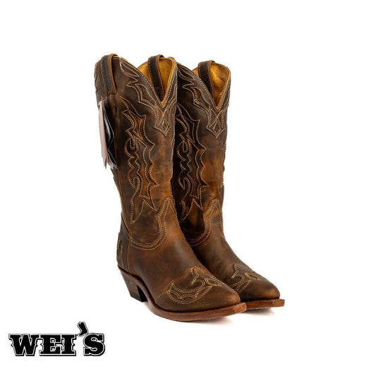 Boulet Women's Cowgirl Boots 6008 -Clearance