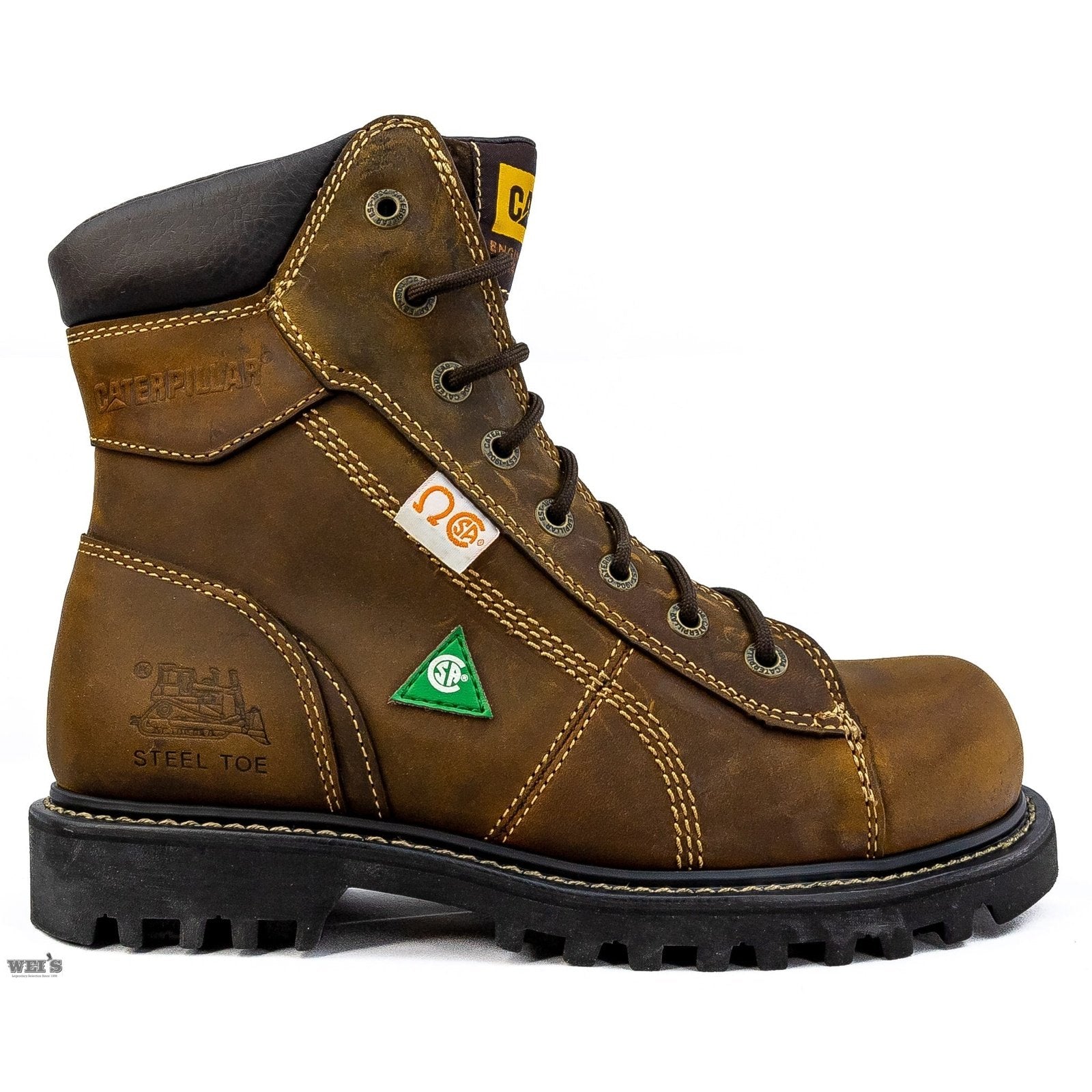 CAT Men's Work Boots 8