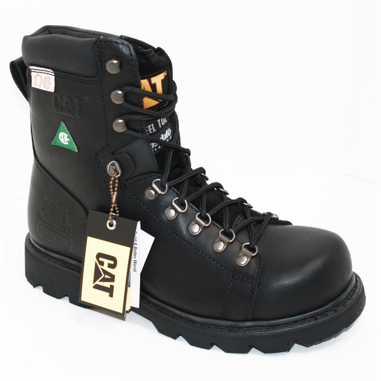 CAT Men's Work Boots 8