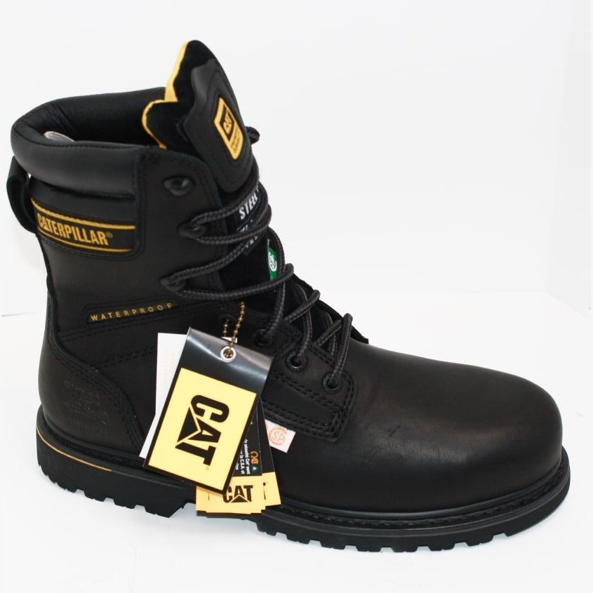 CAT Men's Work Boots 8" Salvo CSA Steel Toe Insulated - Clearance