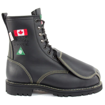 Canada West Men's Work Boots 8" Welder's FR CSA Steel Toe with Metguard 34399 - Canada West Boots