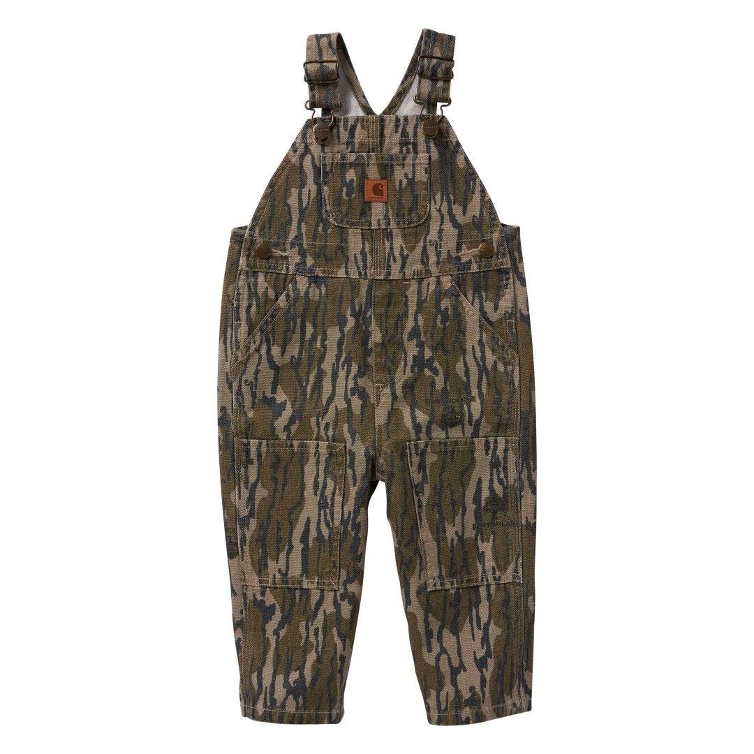 Carhartt Boy's Infant/Toddler Loose Fit Canvass Camo BIB Overall CM8731