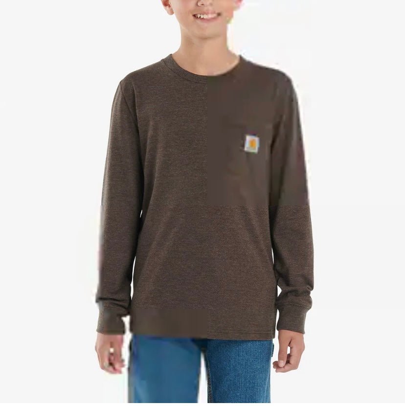 Carhartt Boy’s Moose Head Long Sleeve T-Shirt CA6284 D17H - Carhartt