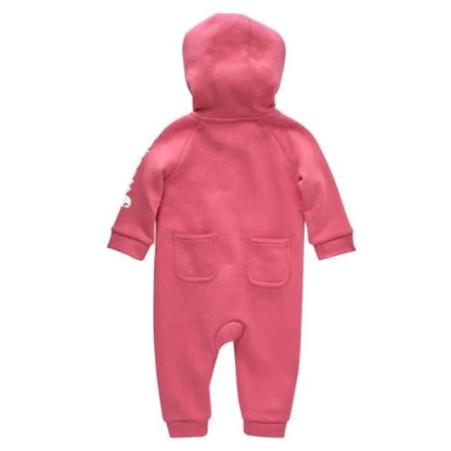 Carhartt Girl's Coverall Fleece Zip Hooded Pink CM9732-P391