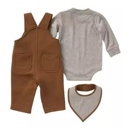 Carhartt Infant 3-Pc Set Onesie, Overall and Bib CG8812