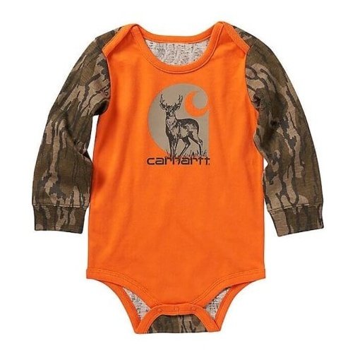Carhartt Infant's Onesie Long Sleeve Camo Deer CA6320 CR20 - Carhartt