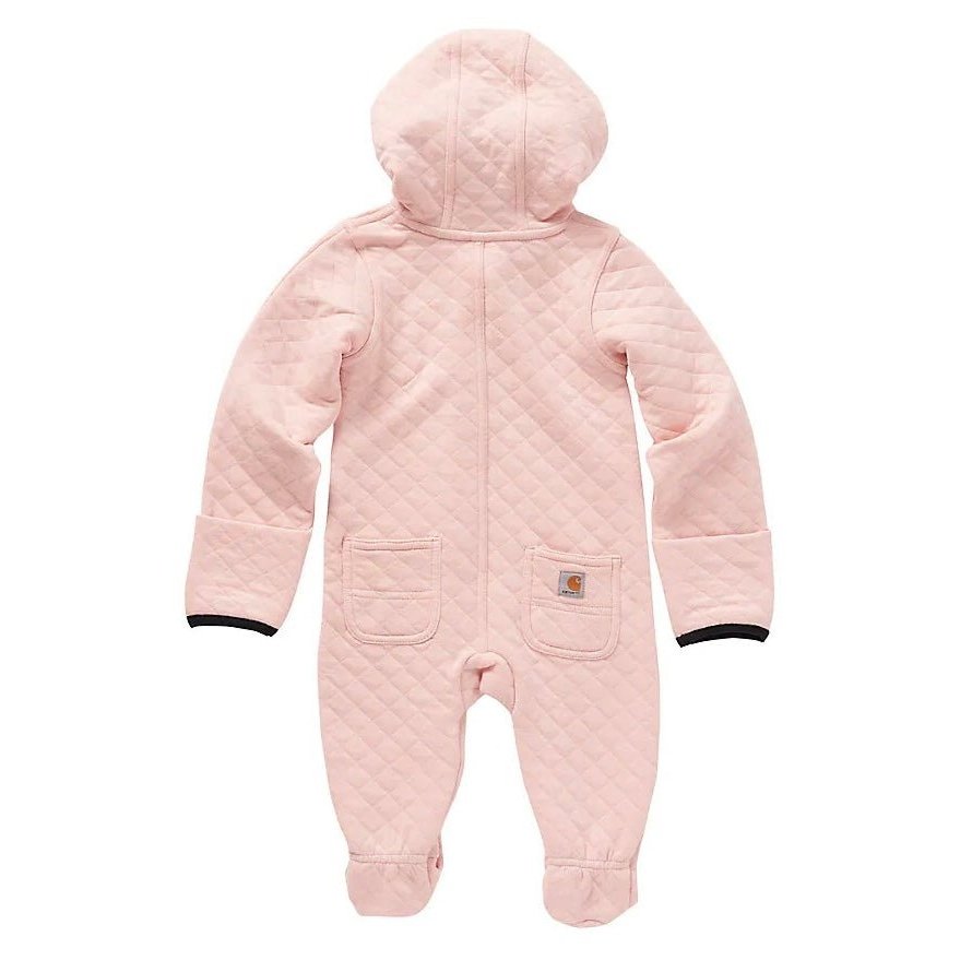 Carhartt Infant Long Sleeve Quilted Footed Coverall Pink CM9724-P365 - Carhartt