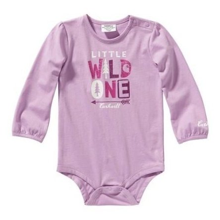 Carhartt Infant & Toddler Long Sleeve Graphic Bodyshirt In Violet CA9788 - Carhartt