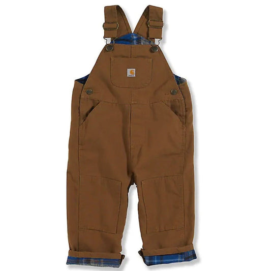 Carhartt Kid’s Flannel Lined Bib Overall CM8645