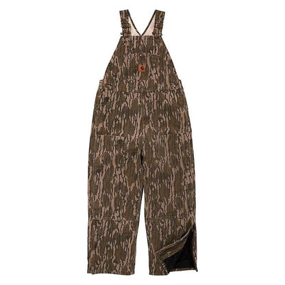 Carhartt Kids' Loose Fit Canvas Insulated Double-Front Camo Bib Overall CM8730