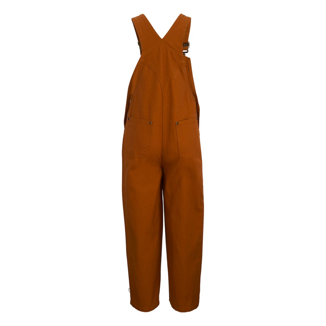 Carhartt Kids' Unisex Loose Fit Canvas Bib Overalls Brown CM8603 - Wei's Western Wear
