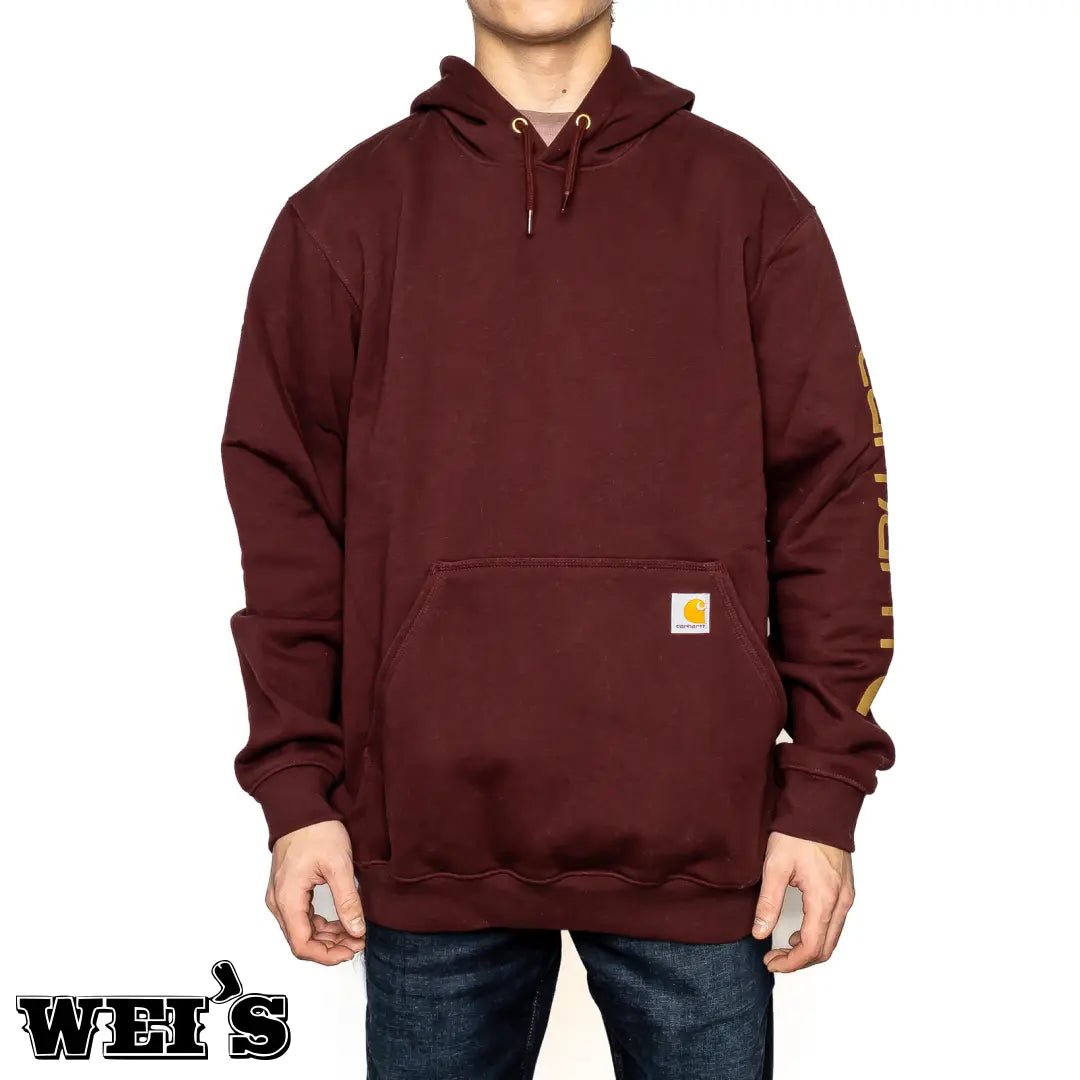 Carhartt Men's Loose Fit Logo Sleeve Graphic Hoodie K288 - Carhartt