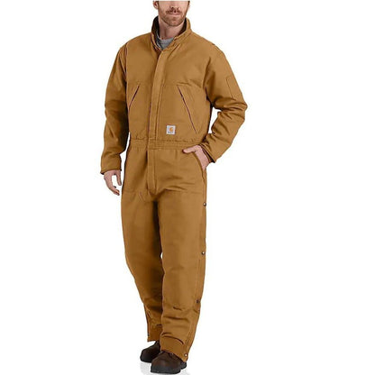 Carhartt Men's Coverall Loose Fit Washed Duck Insulated 104396