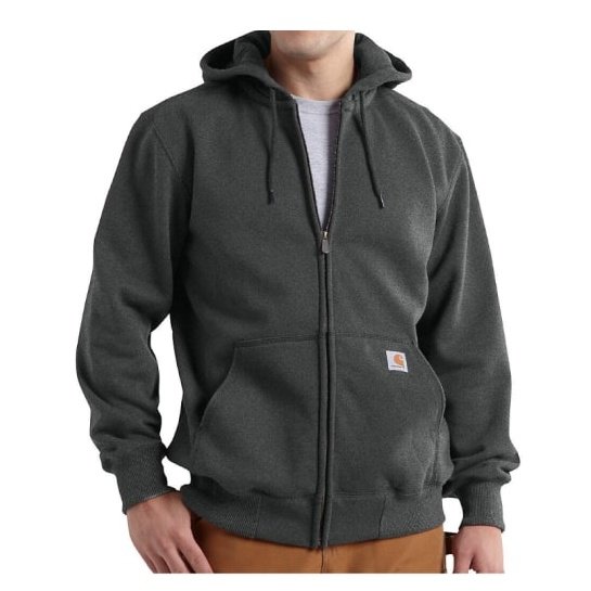 Carhartt Men’s Hoodie Rain Defender Heavyweight Loose Fit Full Zip 100614-026