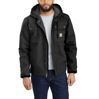 Carhartt Men’s Jacket Relaxed Fit Sherpa-Lined Washed Duck 103826