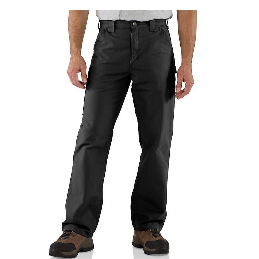 Carhartt Men’s Loose Fit Canvas Utility Work Pant B151 Black