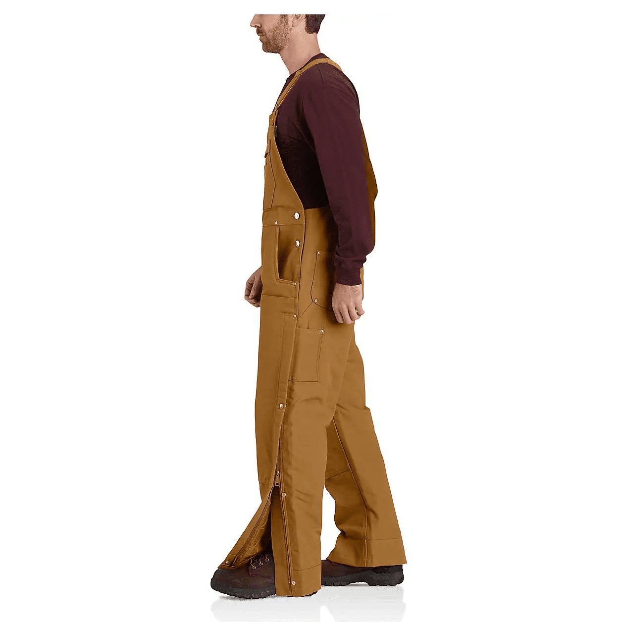 Carhartt Men's Loose Fit Firm Duck Insulated Bib-Overall 2 Warmer Rating 104393