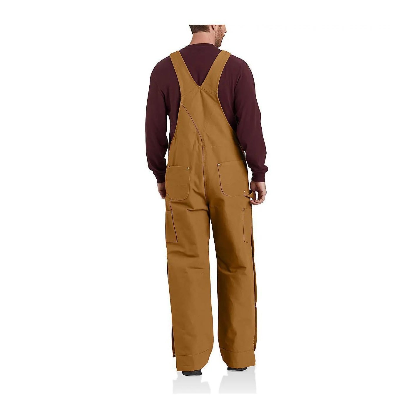 Carhartt Men's Loose Fit Firm Duck Insulated Bib-Overall 2 Warmer Rating 104393