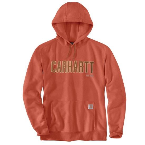 Carhartt Men’s Loose Fit Midweight Felt Logo Graphic Sweatshirt 105494-Q38