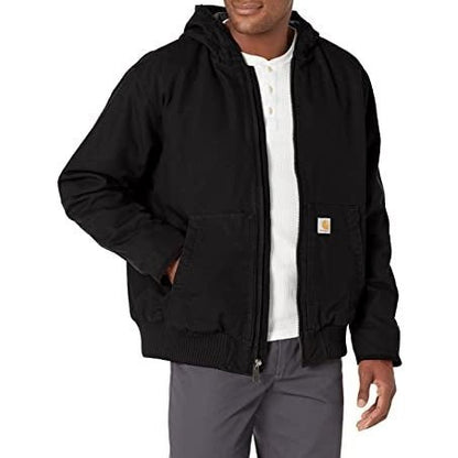 Carhartt Men's Quilt-Lined Washed Duck Insulated Active Jacket J130 104050