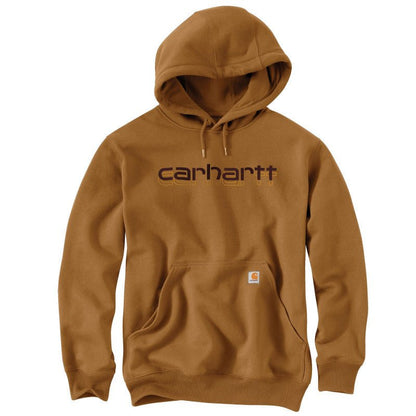 Carhartt Men’s Rain Defender Loose Fit Midweight Logo Graphic Sweatshirt
