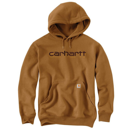 Carhartt Men’s Rain Defender Loose Fit Midweight Logo Graphic Sweatshirt 105679