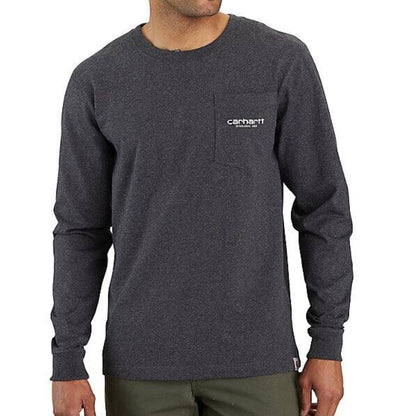 Carhartt Men’s Relaxed Fit Long Sleeve Heavyweight Pocket Graphic Shirt 105952