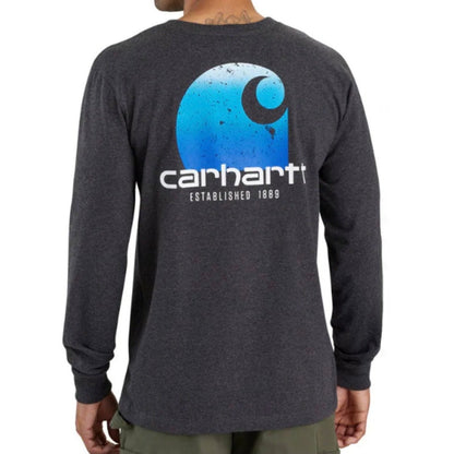 Carhartt Men’s Relaxed Fit Long Sleeve Heavyweight Pocket Graphic Shirt 105952