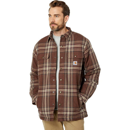 Carhartt Men’s Relaxed Fit Sherpa Lined Shirt-Jac 105430