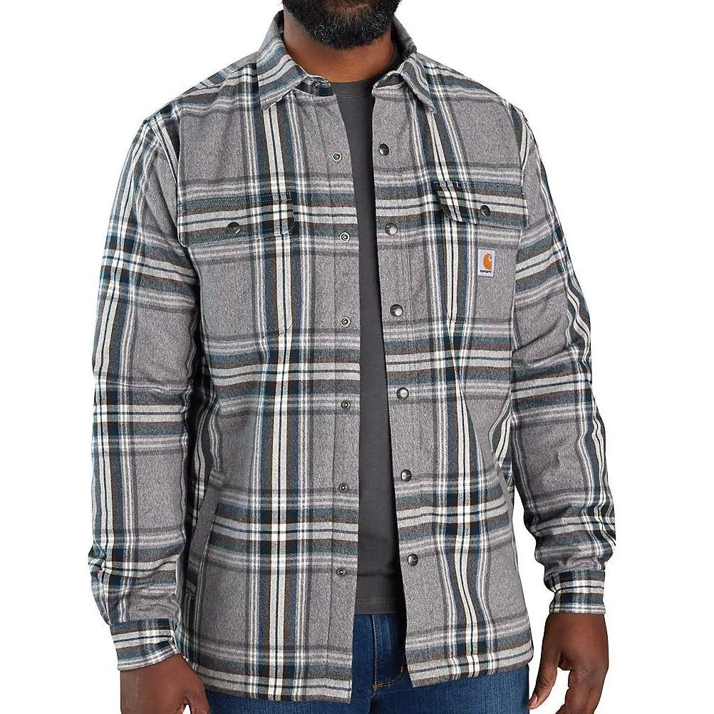 Carhartt Men’s Relaxed Fit Sherpa Lined Shirt-Jac 105430