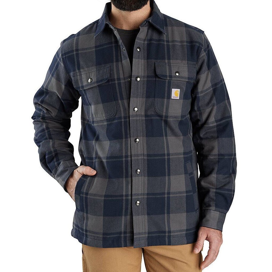 Carhartt Men’s Relaxed Fit Sherpa Lined Shirt Jacket 105939