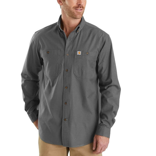 Carhartt Men’s Rugged Flex Relax Fit Midweight Canvas Long-Sleeve Shirt 103554