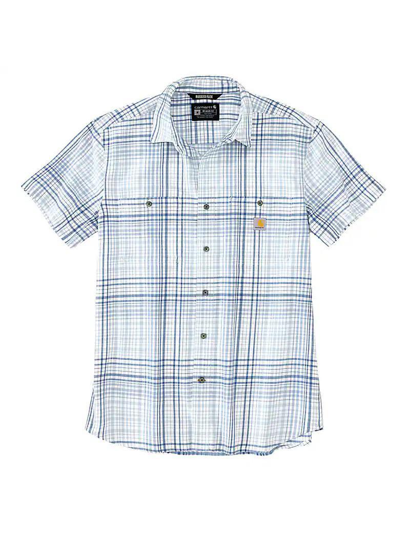 Carhartt Men's Rugged Flex Relaxed Fit Lightweight Short- Sleeve Shirt 106139