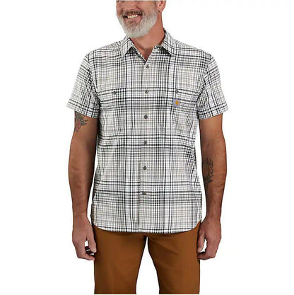 Carhartt Men's Rugged Flex Relaxed Fit Lightweight Short- Sleeve Shirt 106139 - Carhartt