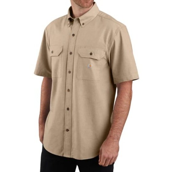 Carhartt Men’s Shirt Casual Loose Fit MidWeight Short Sleeve 104369