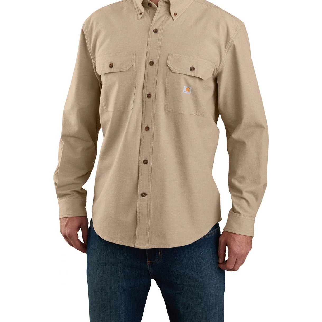 Carhartt Men’s Shirt Casual MidWeight Loose Fit Long Sleeve 104368