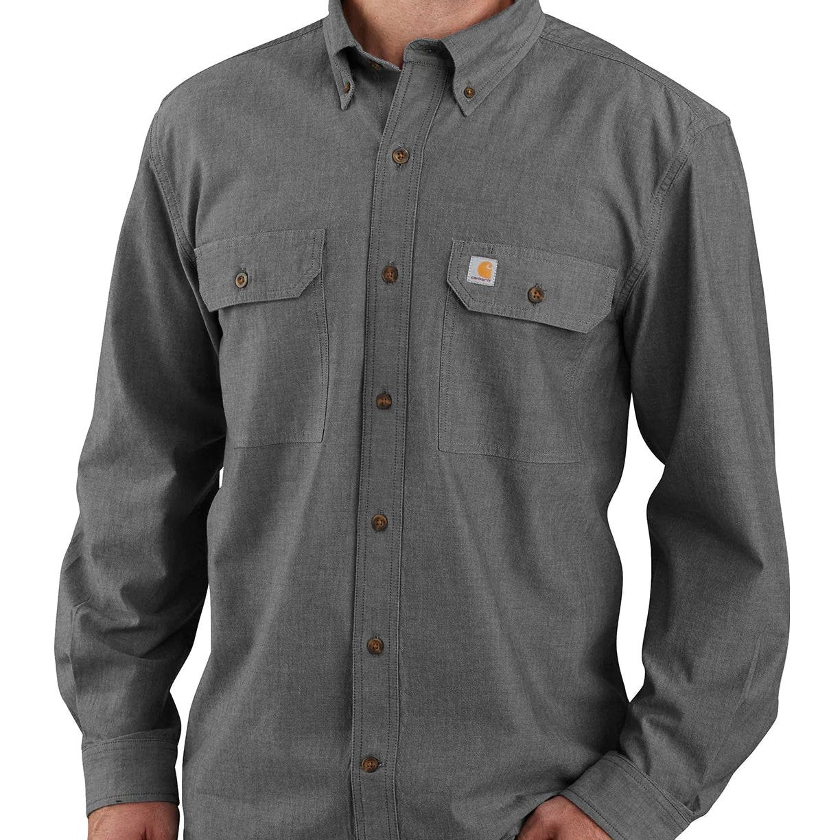 Carhartt Men’s Shirt Casual MidWeight Loose Fit Long Sleeve 104368