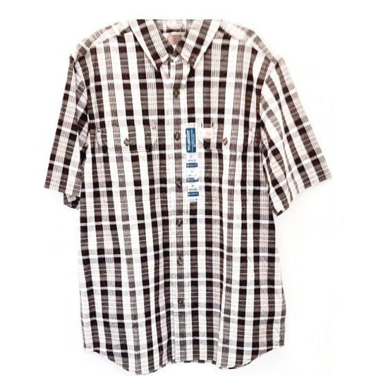 Carhartt Men’s Shirt Casual Short Sleeve Button Down 103006