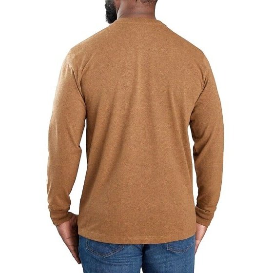 Carhartt Men’s Shirt Long Sleeve Relaxed Fit Camo Logo TK5485