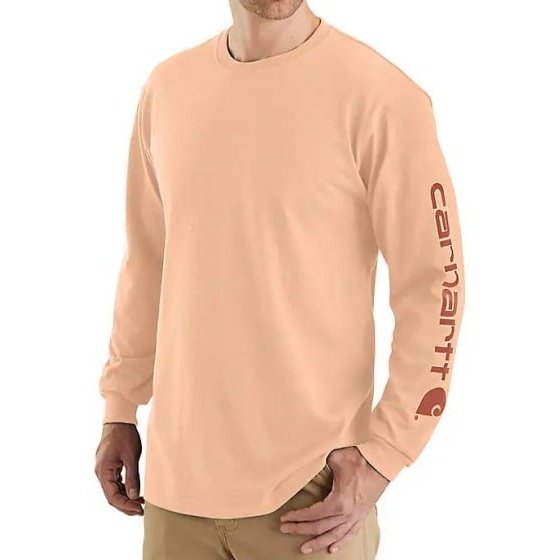 Carhartt Men’s Shirt Loose Fit Long Sleeve T-Shirt Logo Seasonal Colours K231