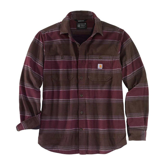 Carhartt Men’s Shirt Midweight Relaxed Fit Flannel Fleece Lined