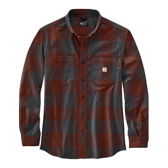 Carhartt Men's Shirt Rugged Flex Midweight Flannel Relaxed Fit 105432