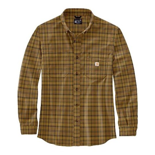 Carhartt Men's Shirt Rugged Flex Midweight Flannel Relaxed Fit 105432