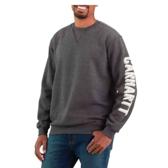 Carhartt Men's Sweatshirt Loose Fit Midweight Logo Sleeve 104904 - Carhartt