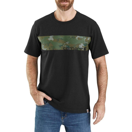 Carhartt Men’s T-Shirt Heavyweight Camo Logo 105205