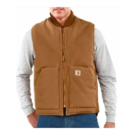 Carhartt Men's Vest Insulated Arctic Weight Duck V01