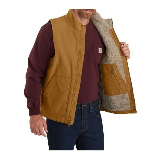 Carhartt Men's Vest Loose Fit Washed Duck Lined 104277 – Wei's 