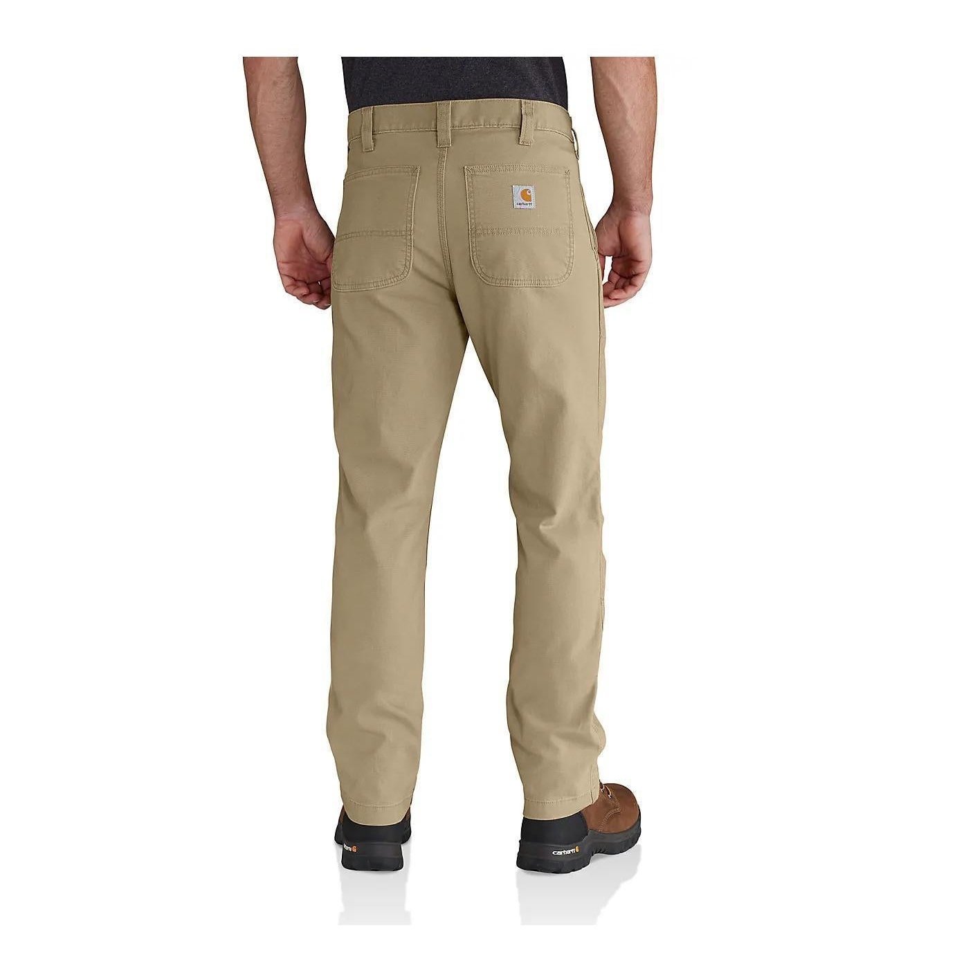 Carhartt Men's Work Pants Rugged Flex Straight Fit Canvas 5- Pocket Tapered Work Pant 102821-253